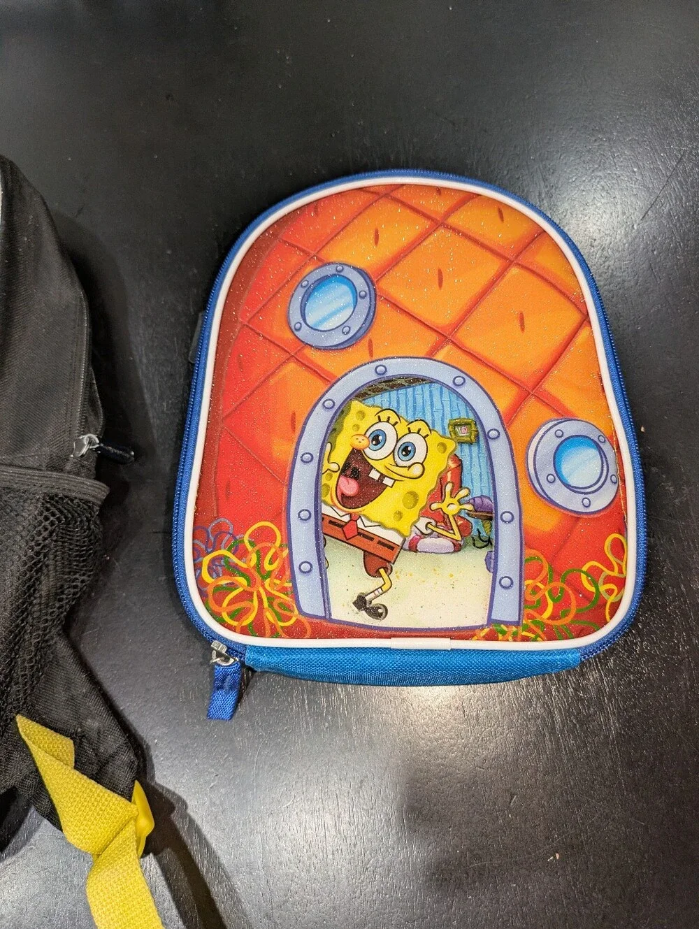SpongeBob SquarePants Backpack and lunchbox.